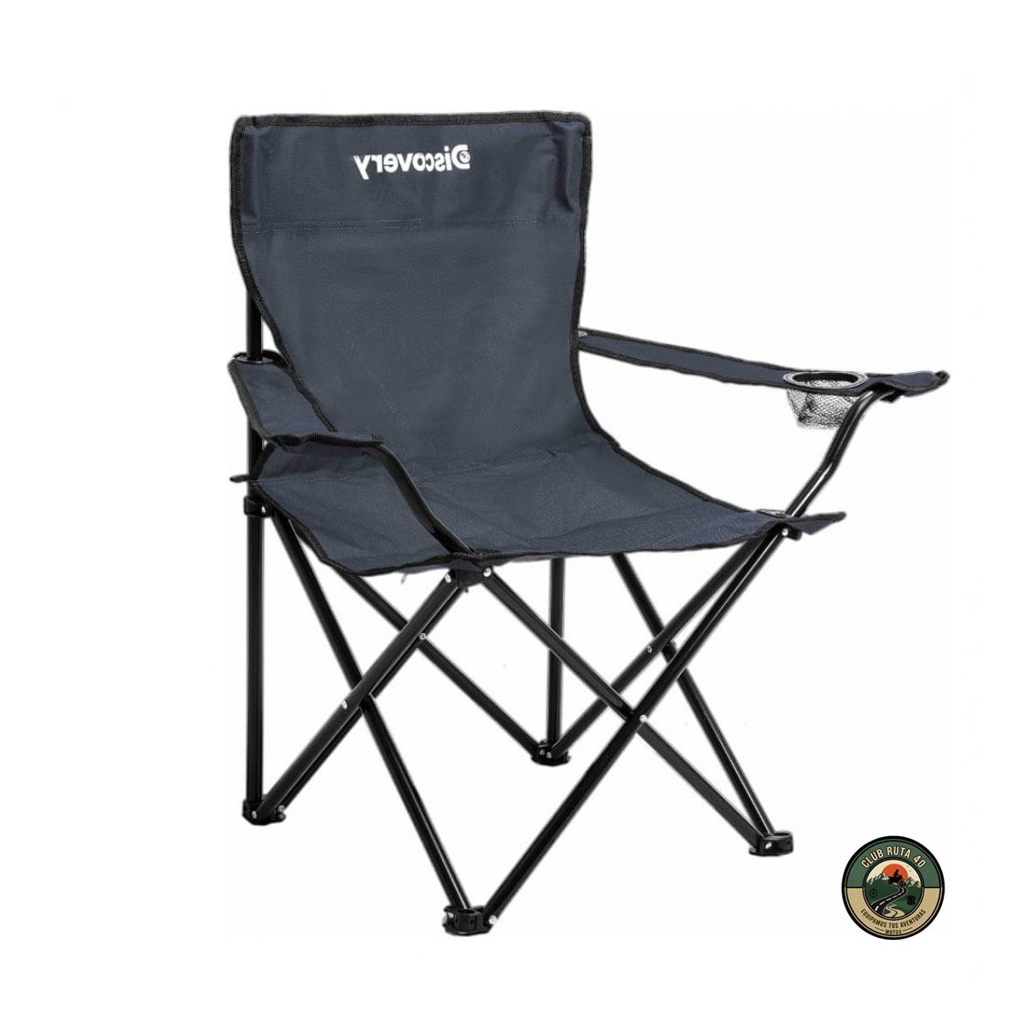 Sillón de Camping Discovery Negro
