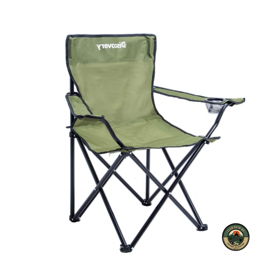 Sillón de Camping Discovery Verde Militar