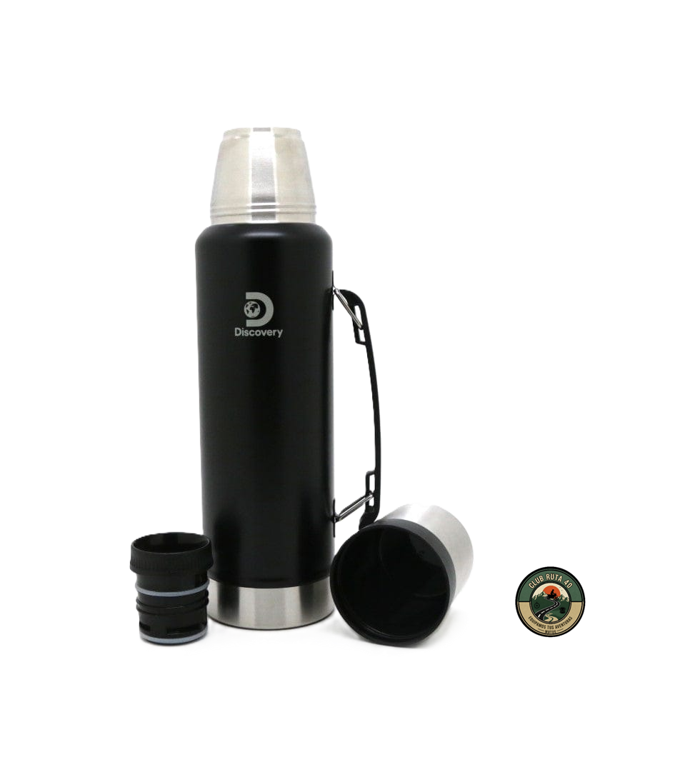 Termo Discovery Acero Inoxidable 1300ml Negro